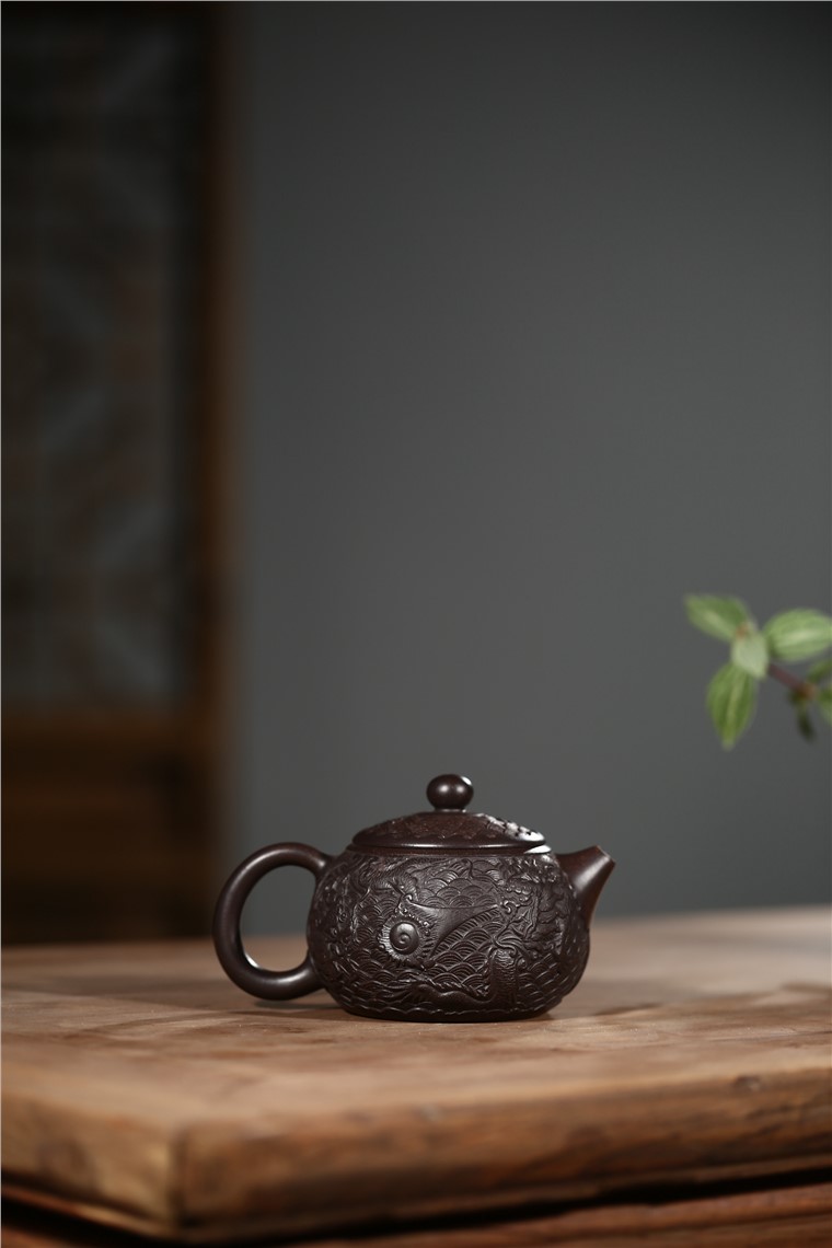 张雪军作品 双龙戏珠图片