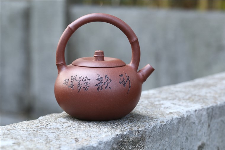 徐敏作品 竹趣提梁图片