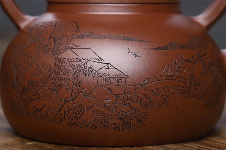 范文杰作品 大彬提梁图片