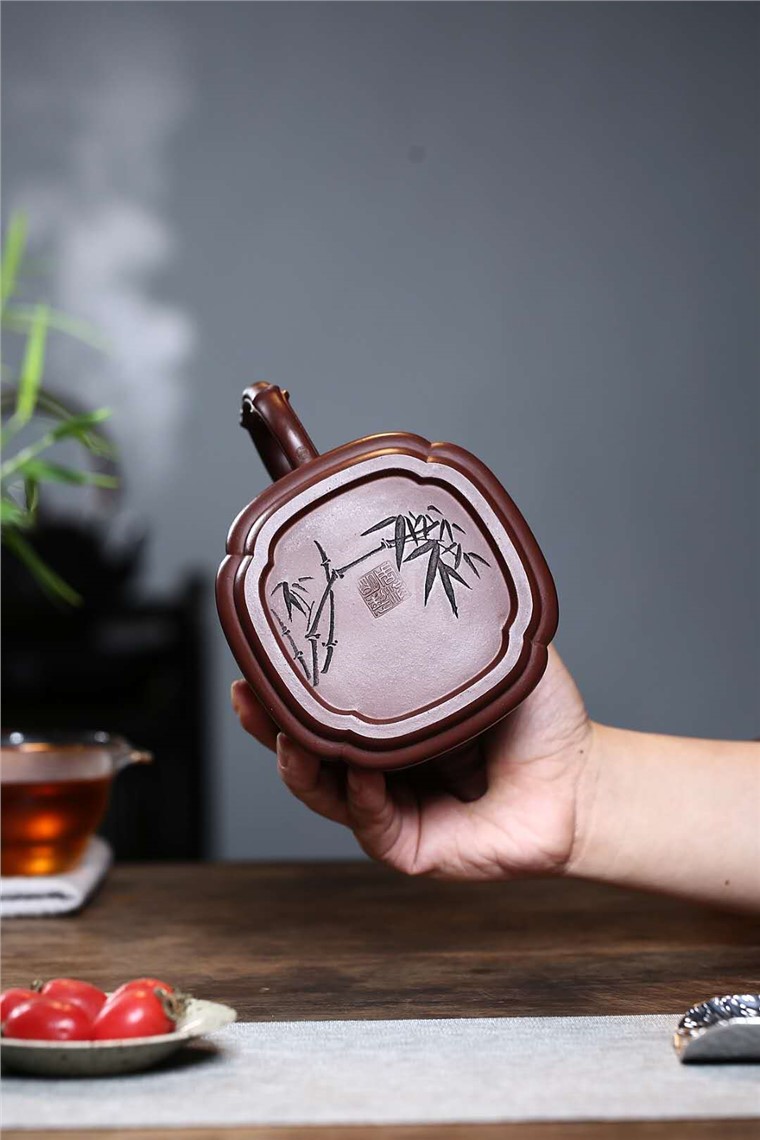 周洪明作品 四方竹鼎图片
