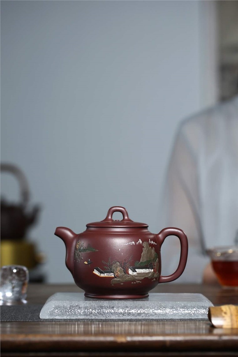 蒋惠娟作品 紫韵茗香图片
