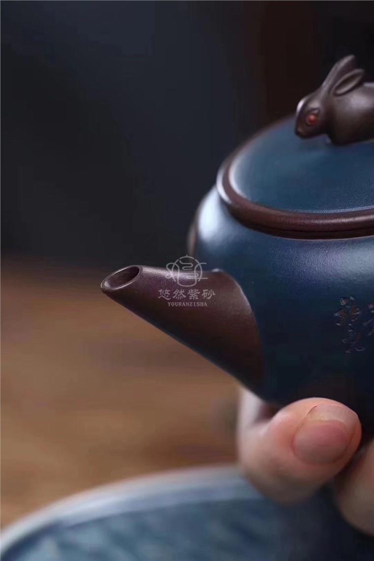 周庚大作品 玉兔图片