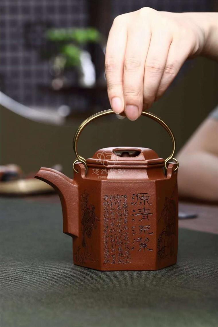 马力作品 渔樵耕读图片