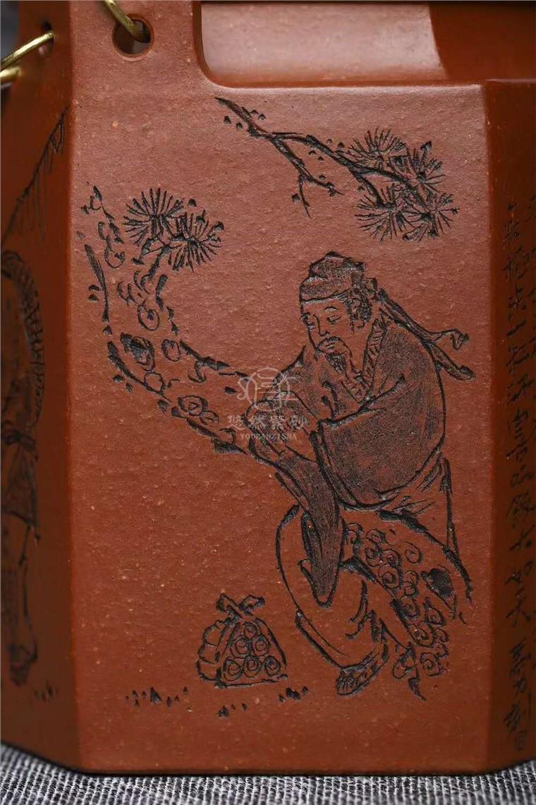 马力作品 渔樵耕读图片
