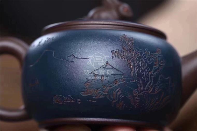 周庚大作品 玉兔图片