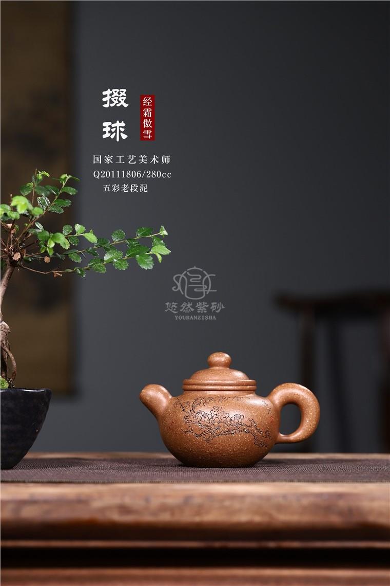 周莹作品 掇球图片