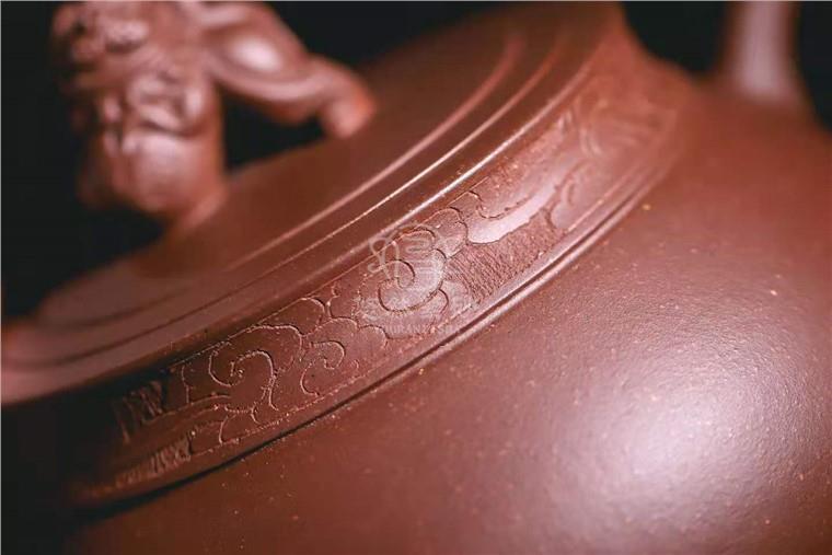 范微琴作品 瑞狮壶图片