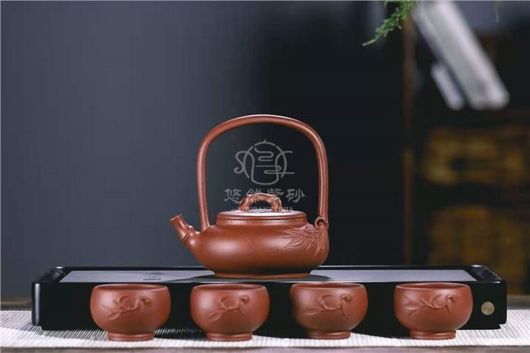 范微琴作品 扁竹提梁图片