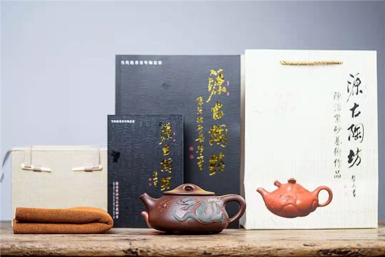 陈浩作品 游龙戏珠图片