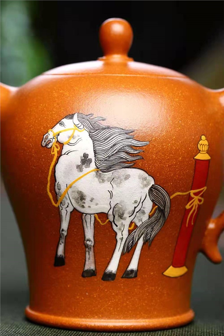 朱正琴作品 马到成功图片