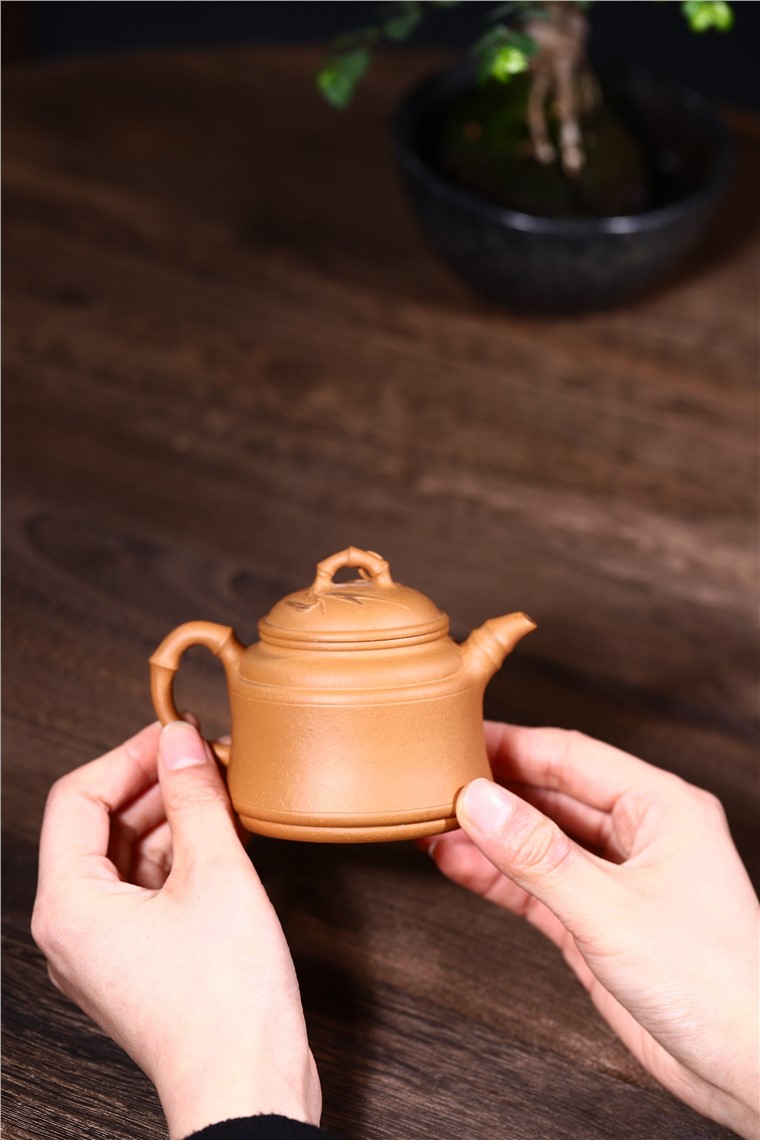 张雪军作品 双线竹鼎图片