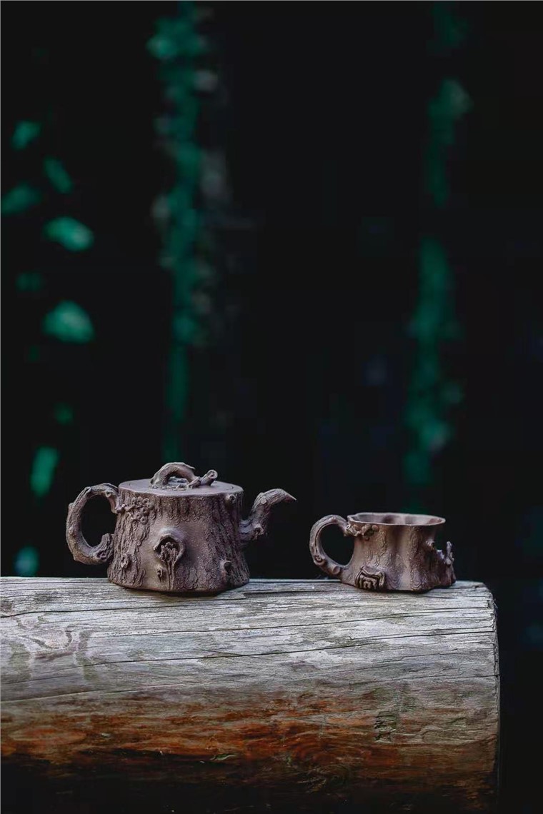 牟锦芬作品 苍松夕照图片