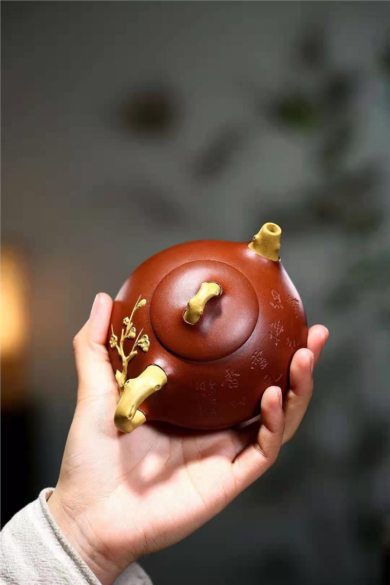 单志萍作品 梅花石瓢图片