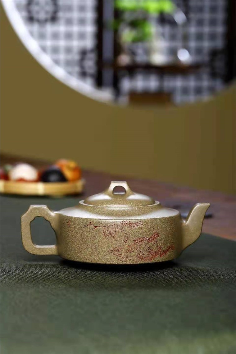 朱正琴作品 蟹壳青图片