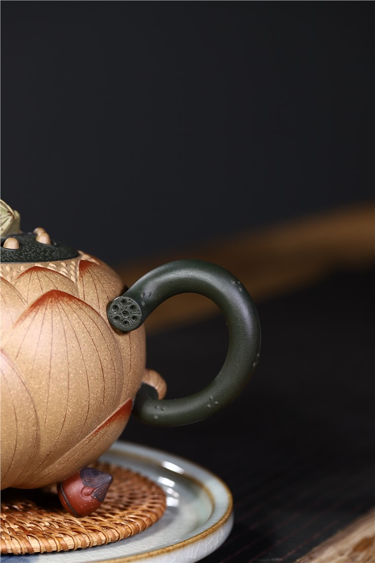 史宗娟作品 青蛙莲子图片