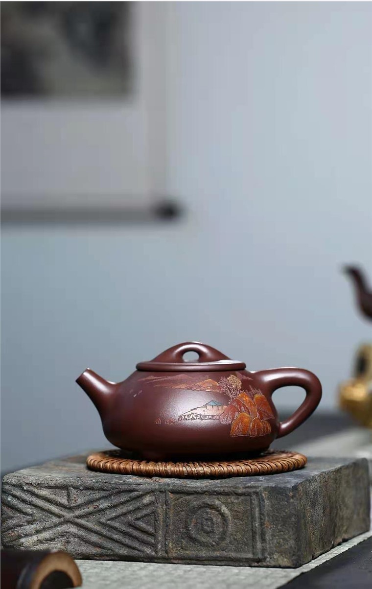 陈亚萍作品 山水景舟图片