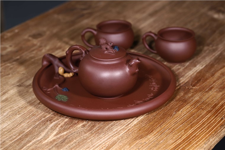 史宗娟作品 松鼠葡萄图片