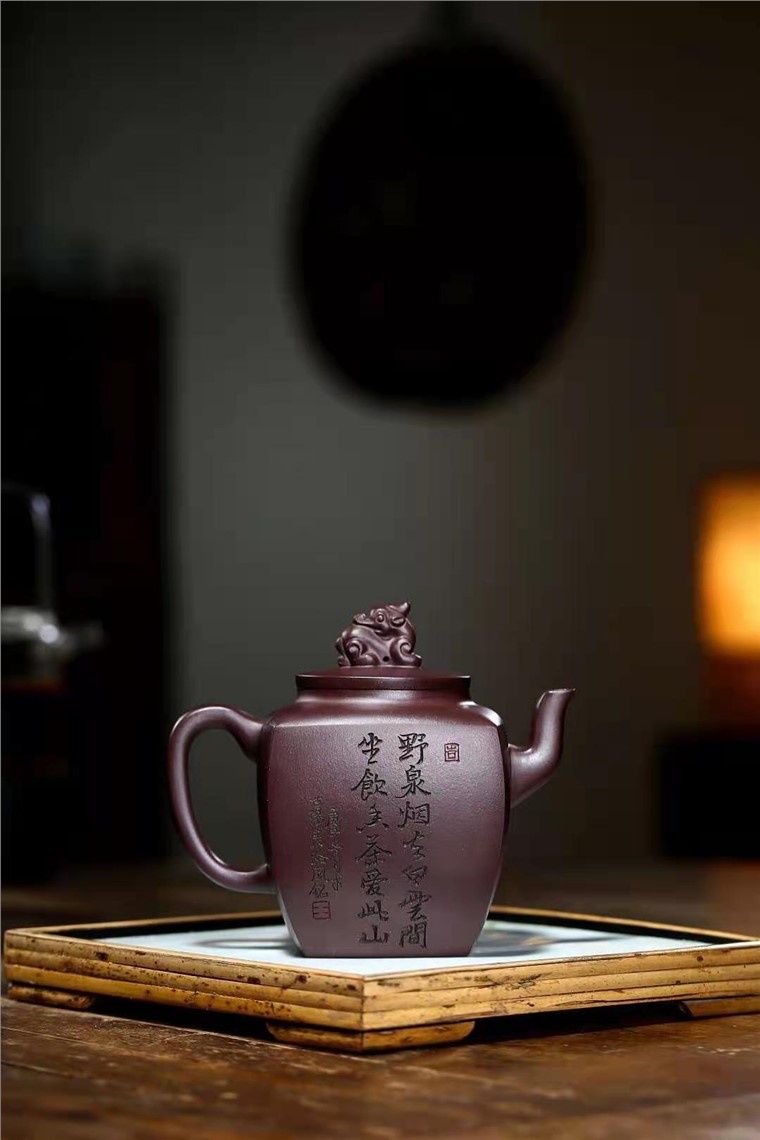 邹旭敏作品 四方尊图片