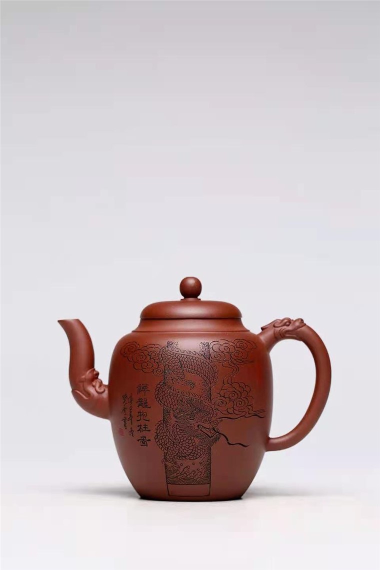 杨慧英作品 祥龙抱柱图片