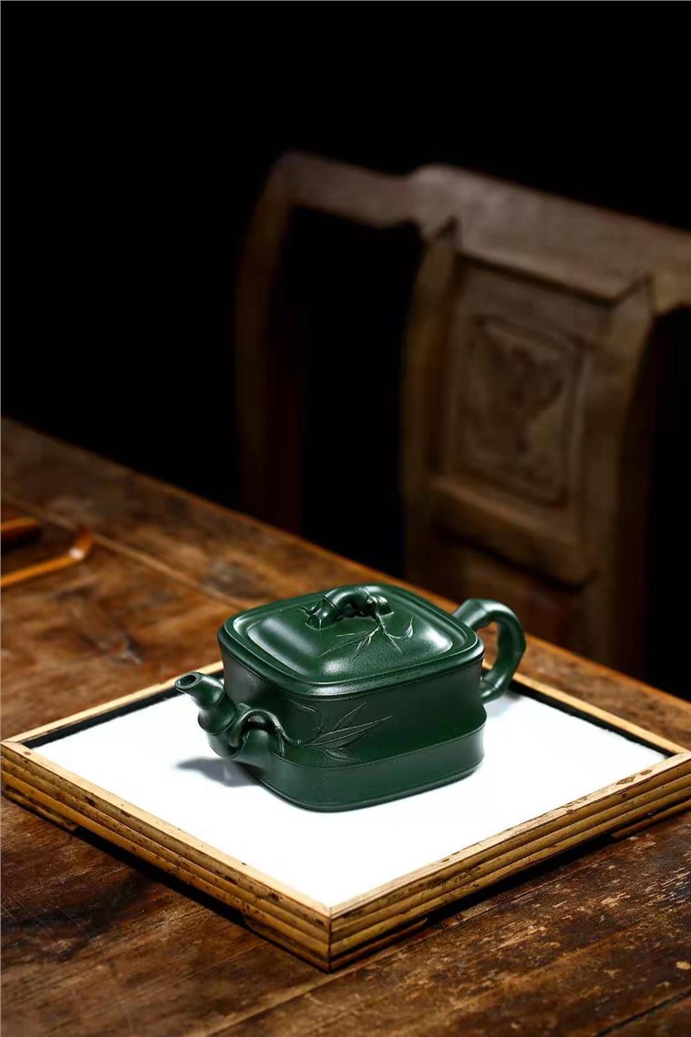 邹旭敏作品 四方竹段图片