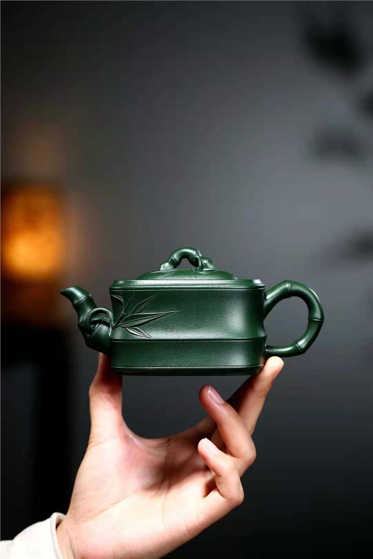 邹旭敏作品 四方竹段图片
