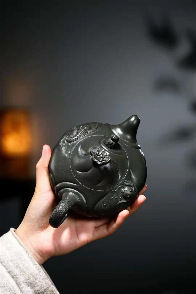 邹旭敏作品 鱼化龙图片