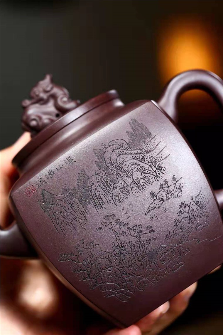邹旭敏作品 四方尊图片