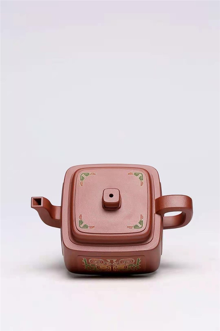 杨慧英作品 四方壶图片