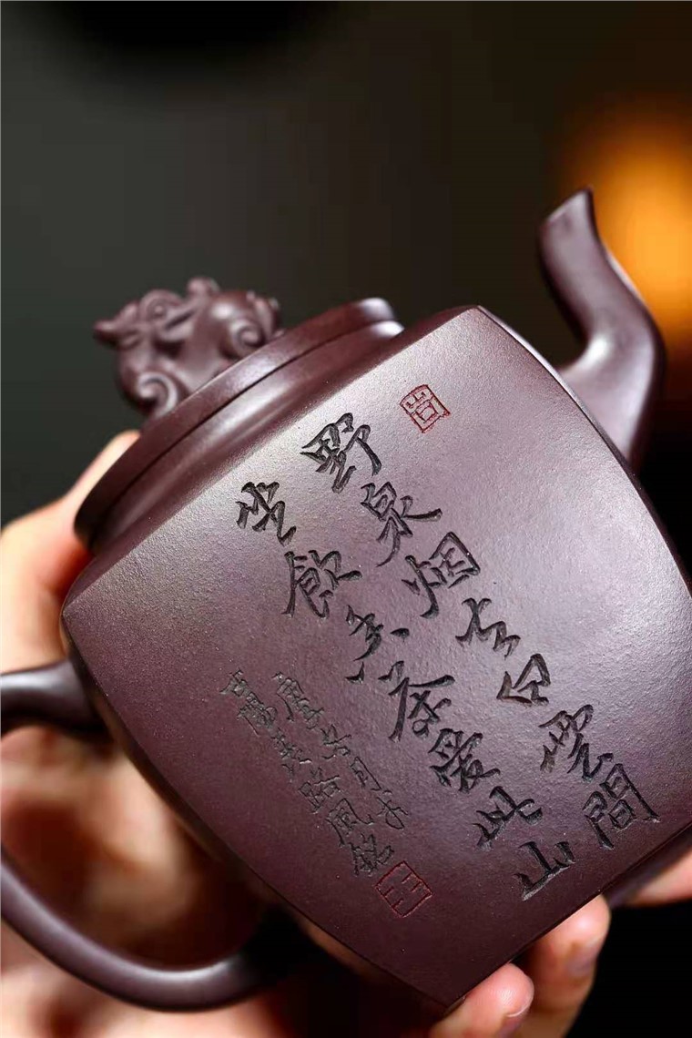 邹旭敏作品 四方尊图片