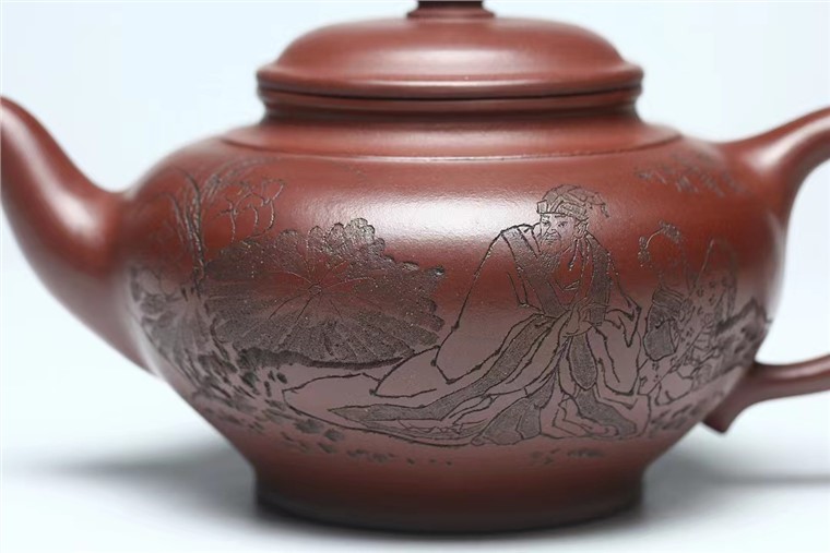 李昌鸿紫砂壶价格|真品手制原矿底槽清笑樱壶1200CC价格表