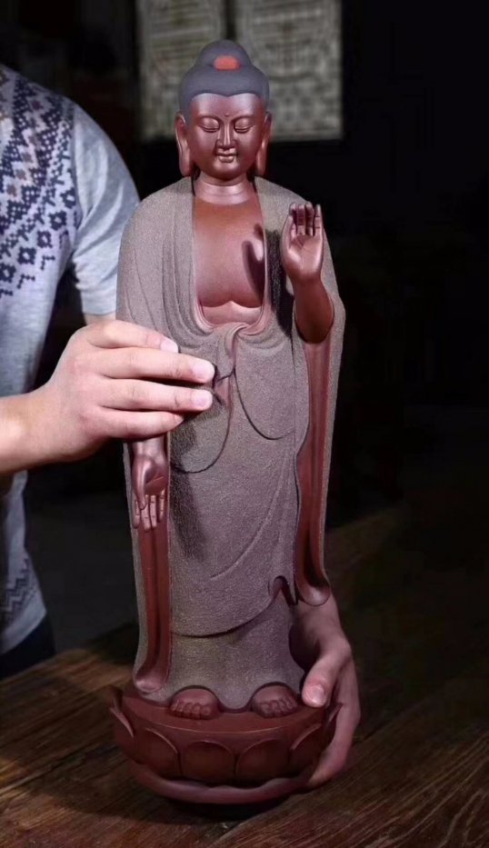 郑裕阳作品 接引佛