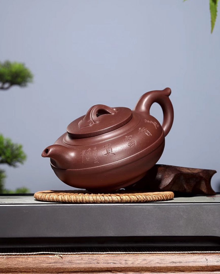 陈顺根作品 如意线圆壶