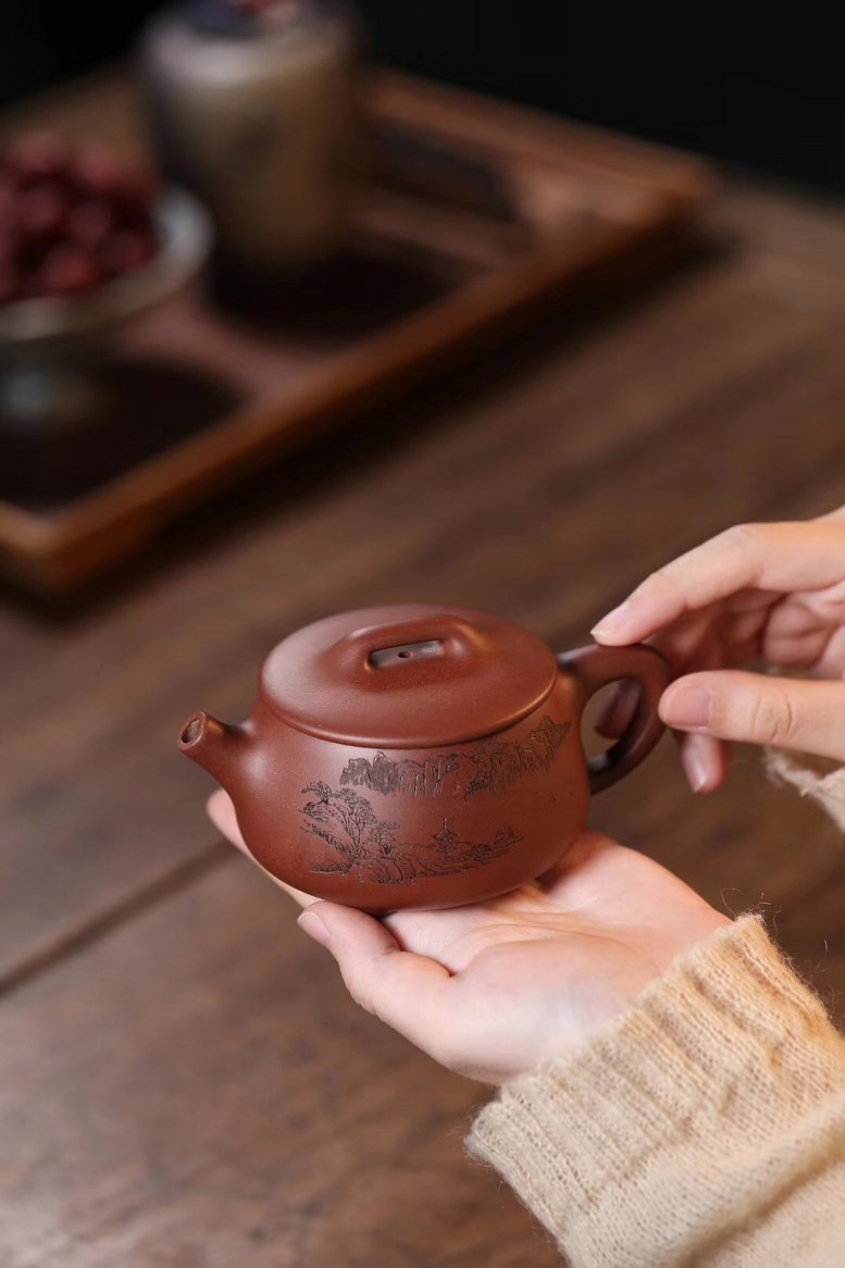 戚志君作品 宽口瓢