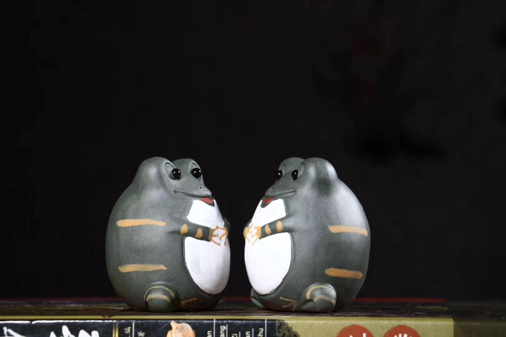 悠然紫砂作品 青蛙