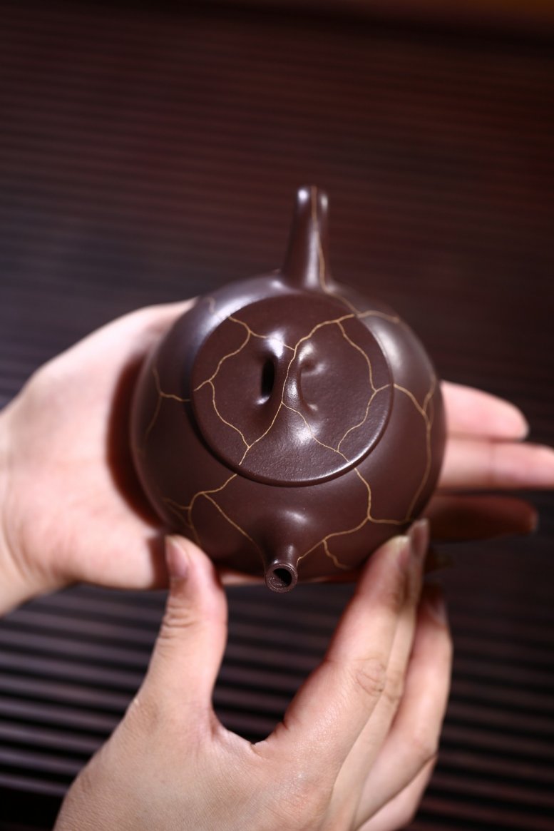 许响新作品 冰纹石瓢