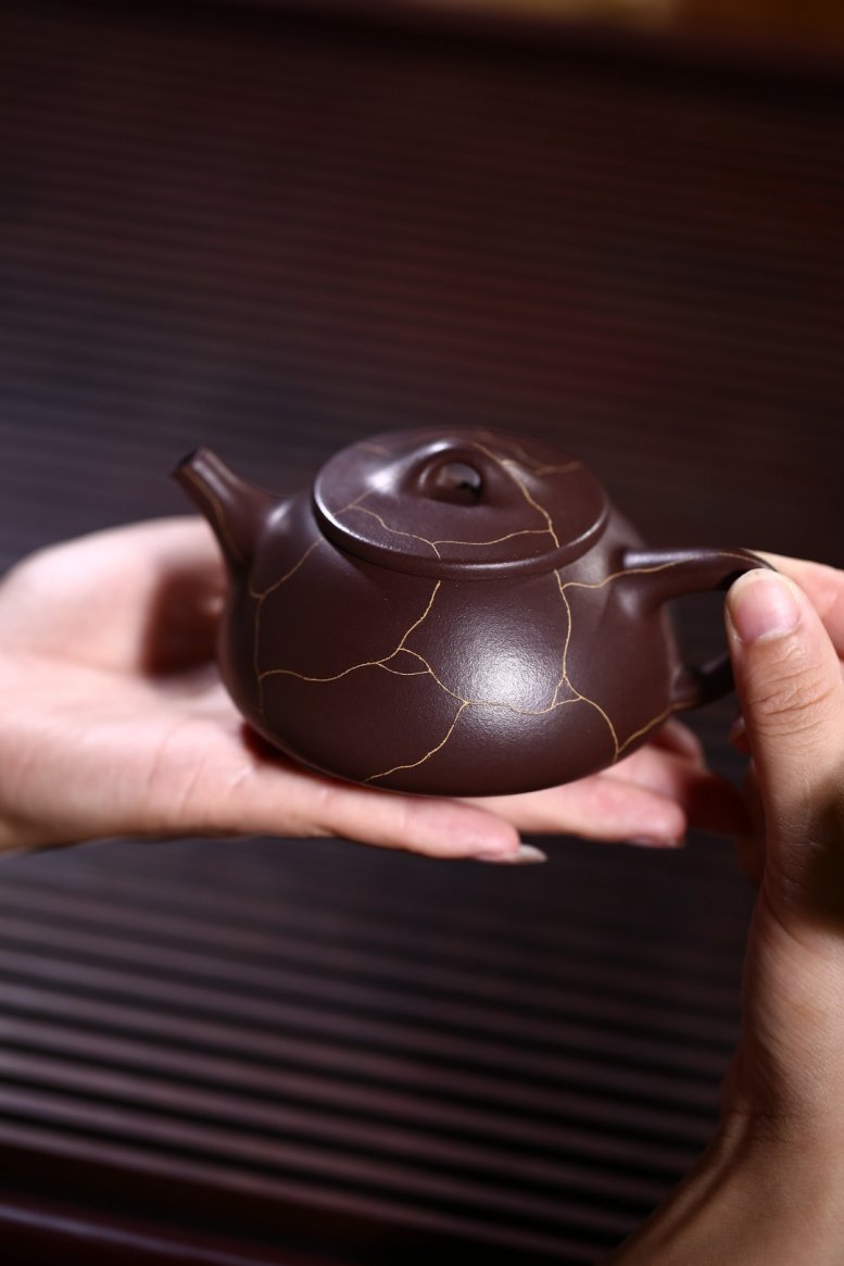许响新作品 冰纹石瓢