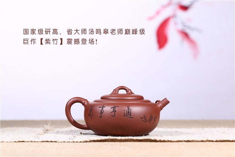 汤鸣皋作品 紫竹