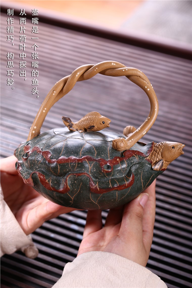 张剑作品 莲年有鱼图片