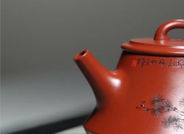 刘莹紫砂壶价格|正品手工平盖石瓢·和气致祥壶原矿大红袍220CC