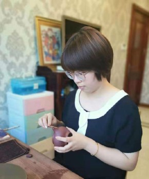 紫砂壶工艺师范智名家照片