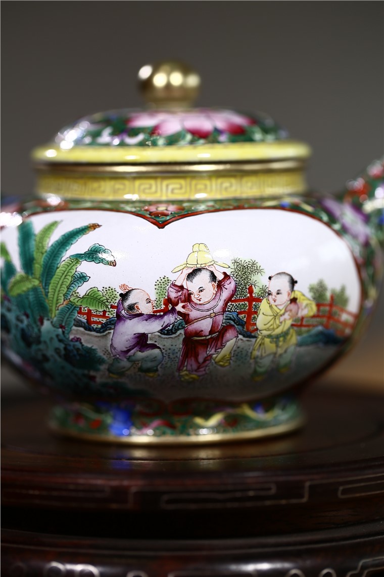 姚华君作品 童乐掇只图片