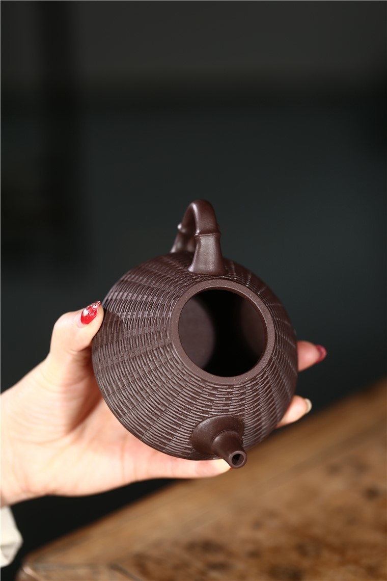 姚华君作品 竹编石瓢图片