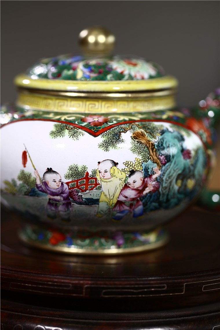姚华君作品 童乐掇只图片
