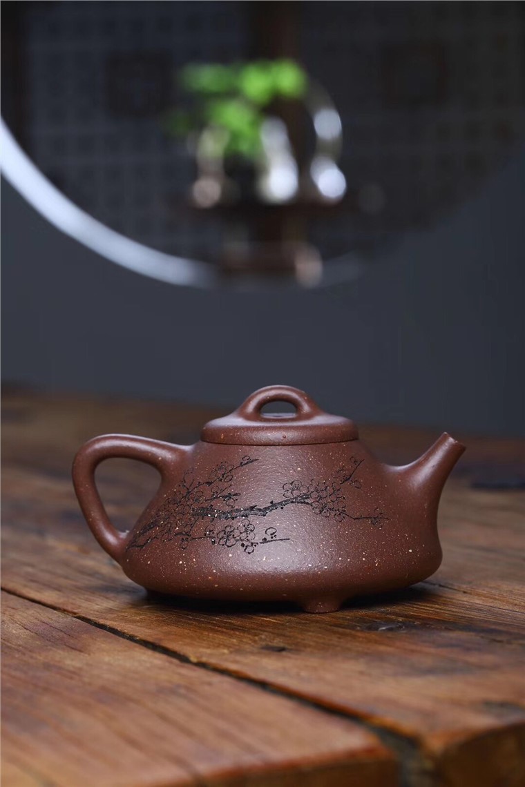 庄其芳作品 梅花石瓢图片