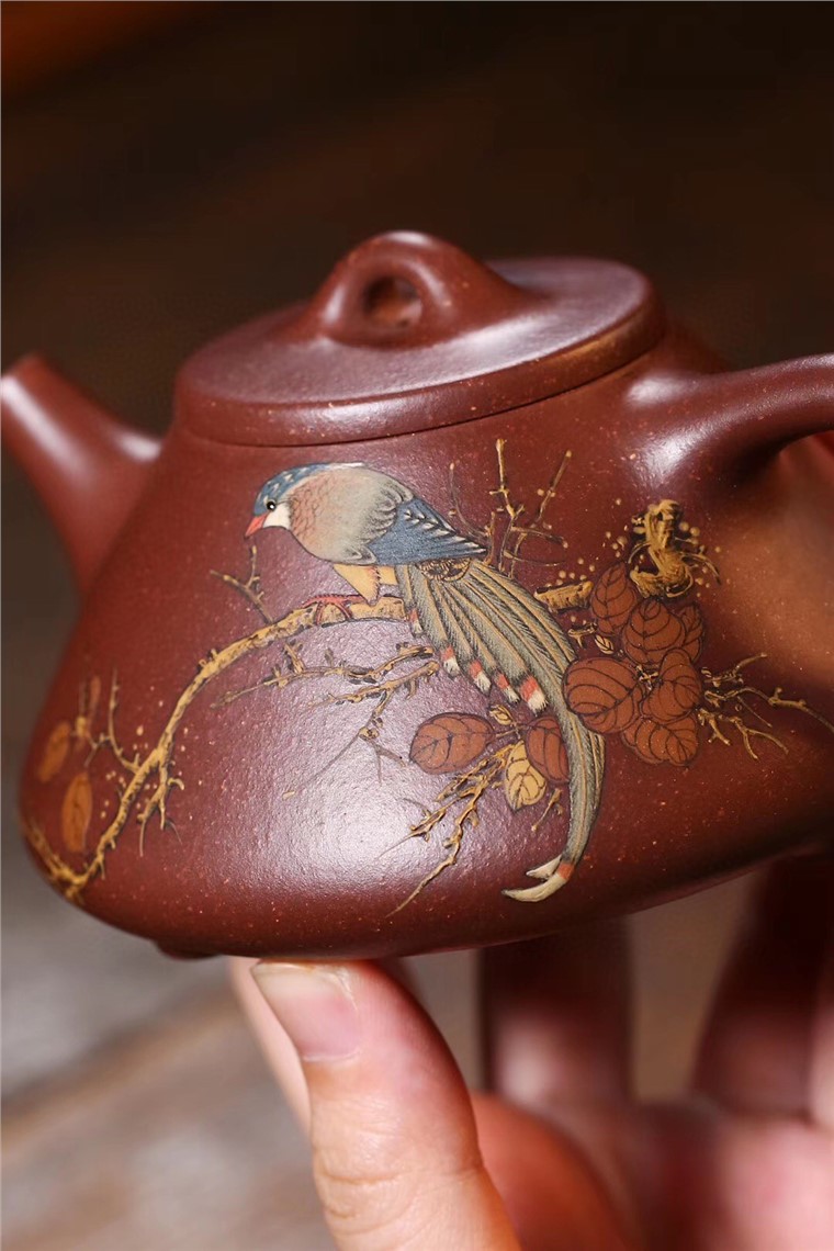 褚萍作品 子冶石瓢图片