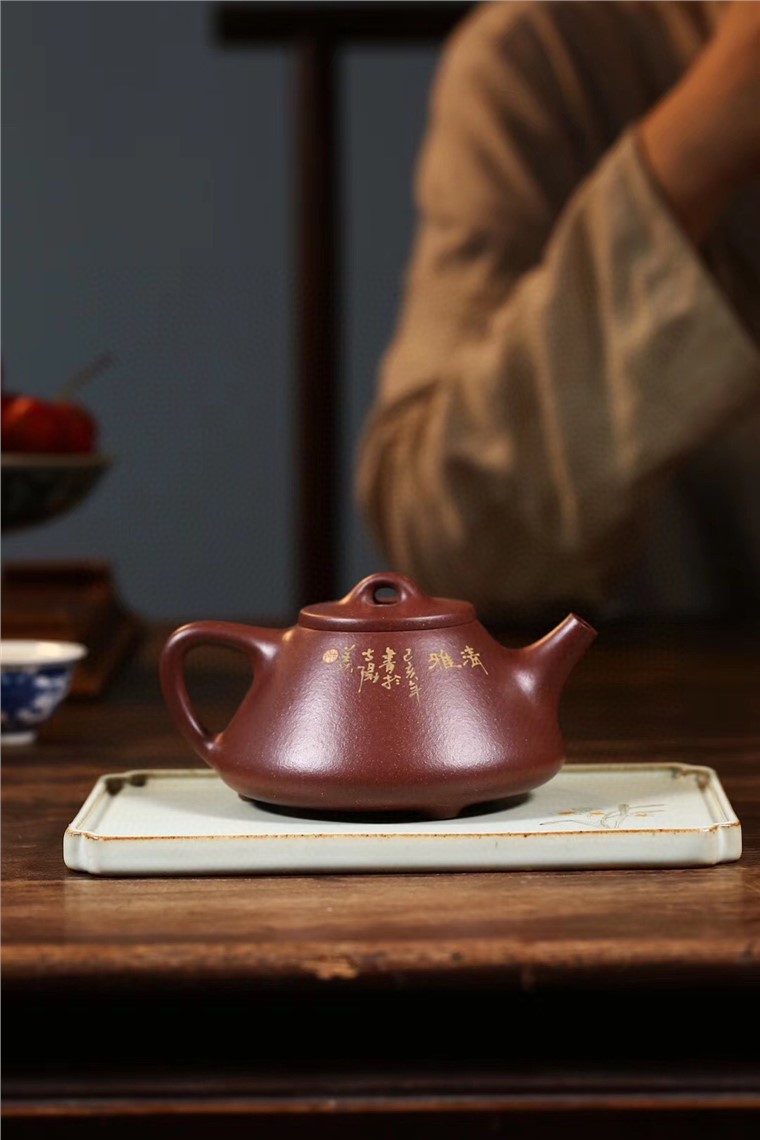 褚萍作品 子冶石瓢图片