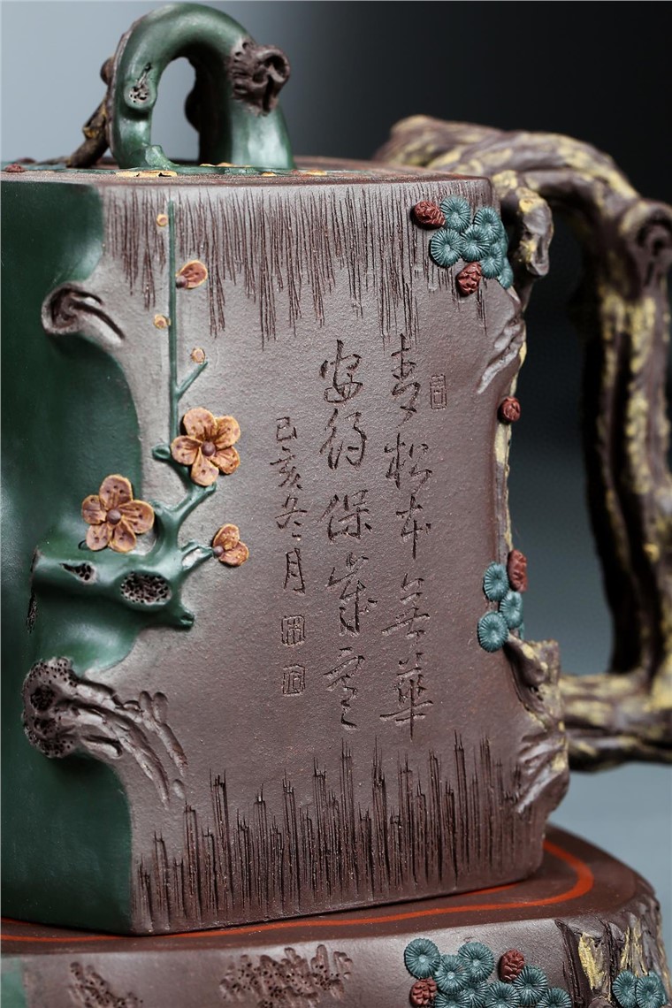 刘莹作品 四方松桩图片