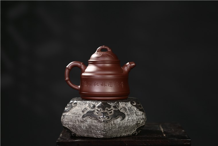葛岳纯作品 竹鼎壶图片