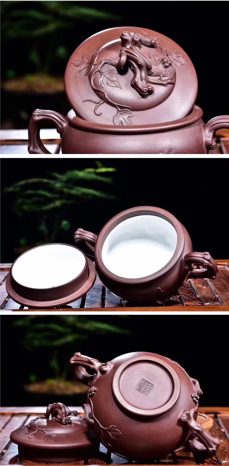 李荷生作品 松鼠葡萄套具图片