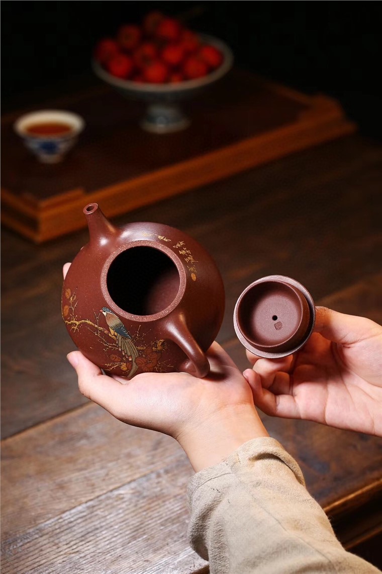 褚萍作品 子冶石瓢图片
